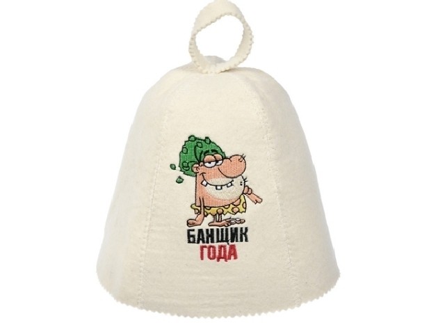 Шапка для бани и сауны 